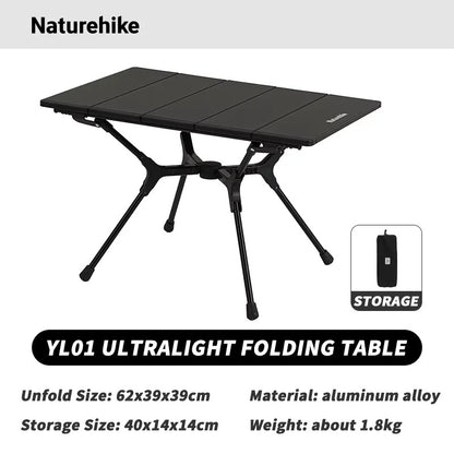 Naturehike Ultralight YL01 Portable X-Type Aluminium Alloy Camping Table