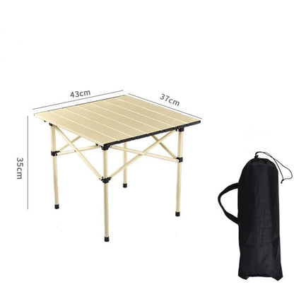 Folding Aluminum Outdoor Table Large