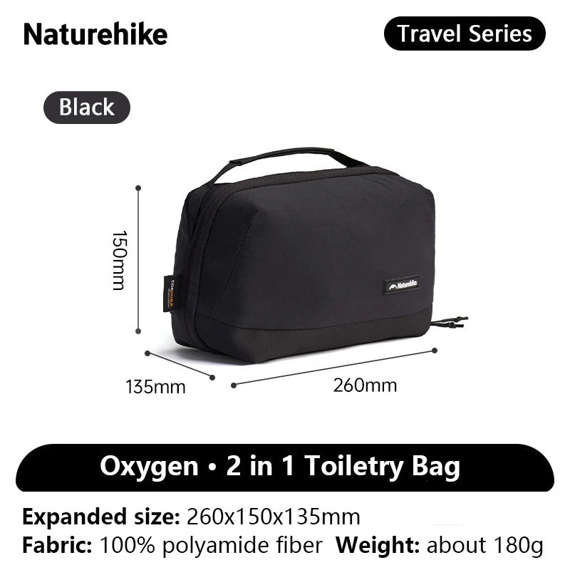 Naturehike Oxygen 2 in 1 Wet & Dry Separation Toiletry Bag