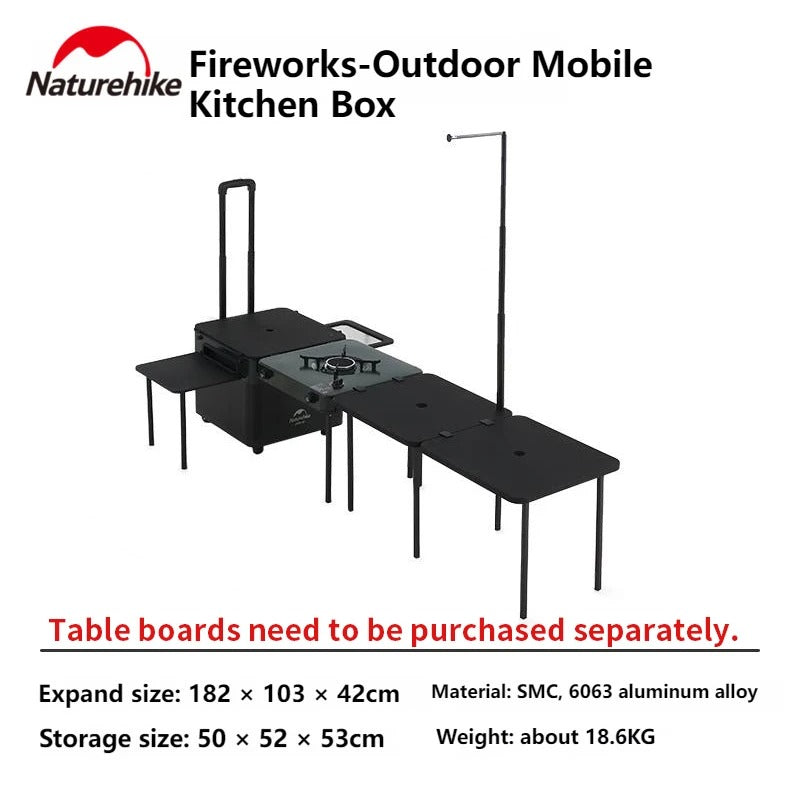 Naturehike Outdoor IGT Portable Mobile Kitchen Cooking Station