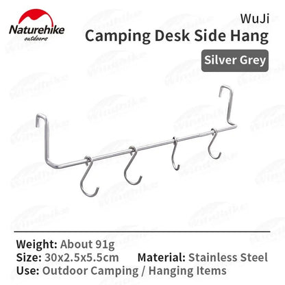 Naturehike 304 Stainless Steel Portable Table Edge Hanging Rack
