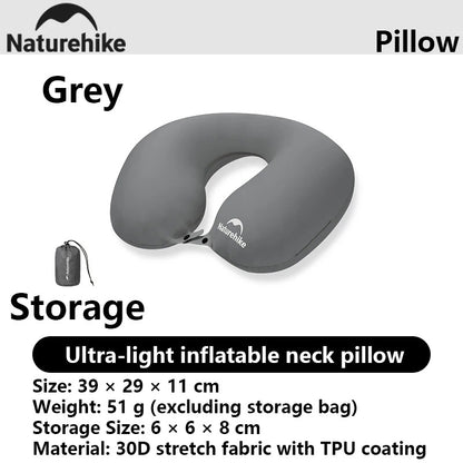 Naturehike Ultralight 51g Inflatable Compact Travel Neck Pillow