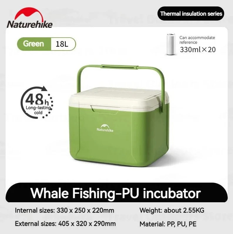 Naturehike 48H Whale Fishing PU Insulated 18L/32L Cooler Box