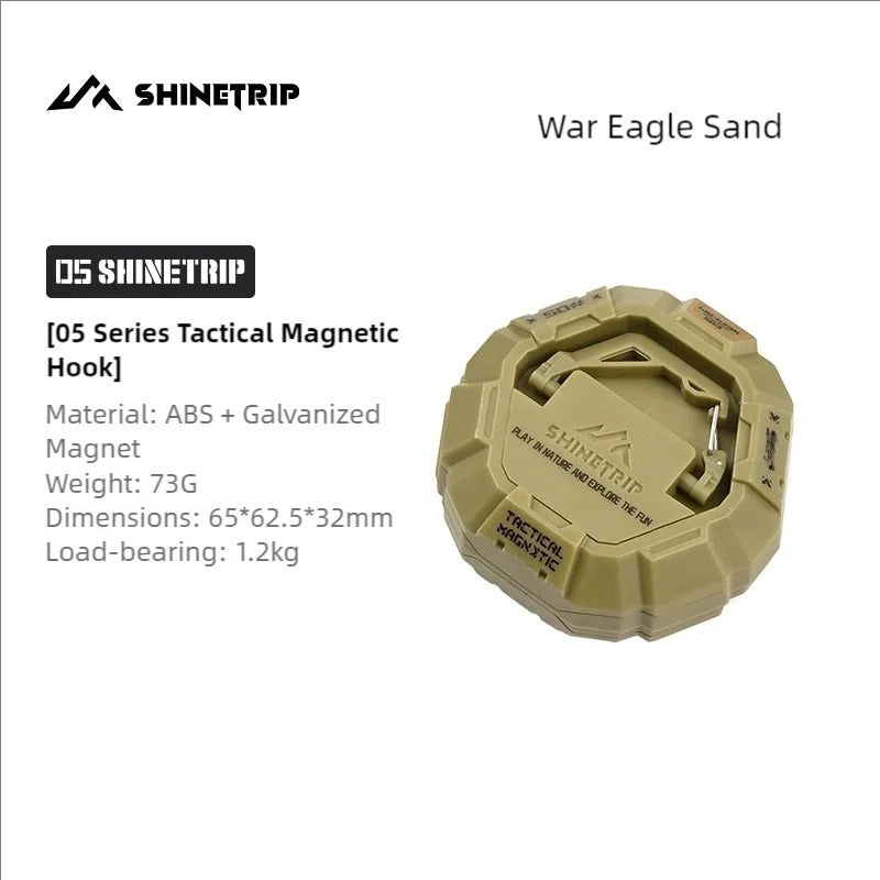 ShineTrip 05 Series Heavy-Duty Double-Sided Tactical Magnetic Mounting Hook