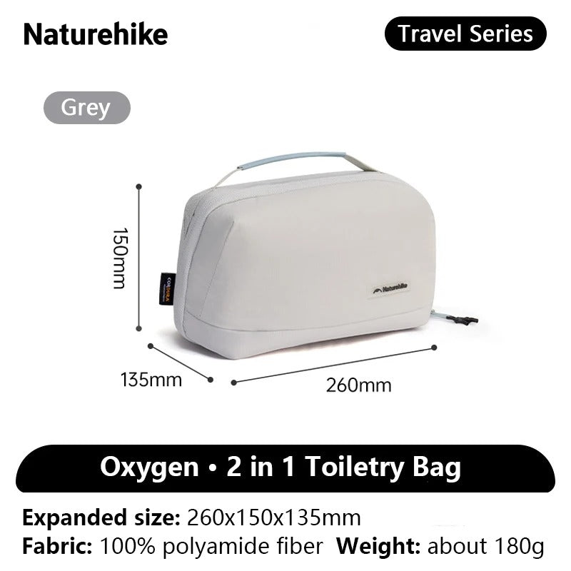 Naturehike Oxygen 2 in 1 Wet & Dry Separation Toiletry Bag