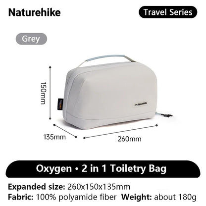 Naturehike Oxygen 2 in 1 Wet & Dry Separation Toiletry Bag