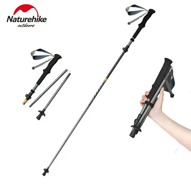 Naturehike Gale Pro 5-Section Trekking Pole Carbon Fiber Aluminum Alloy