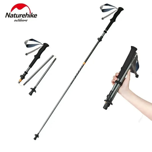 Naturehike Gale Pro 5-Section Trekking Pole Carbon Fiber Aluminum Alloy