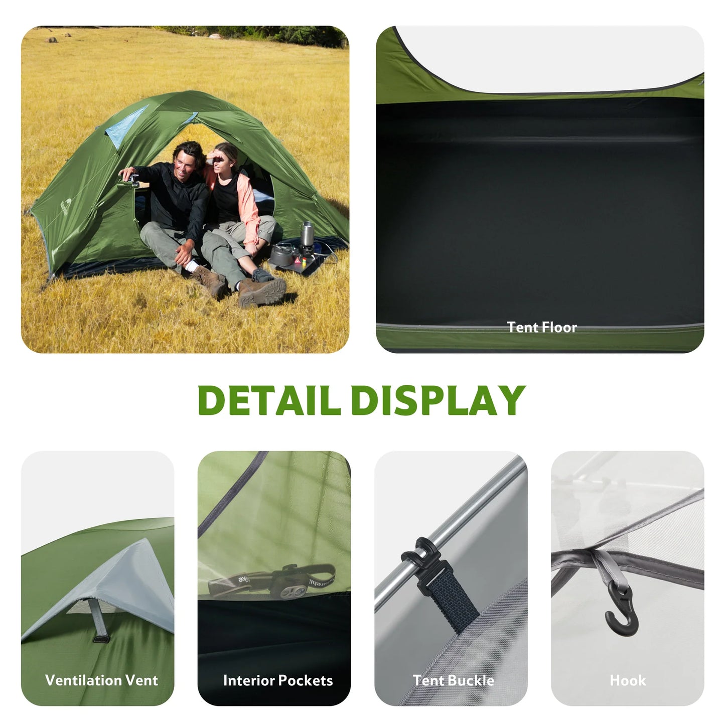 Naturehike Bleik Series 3 Person Double Layer Waterproof Camping Tent