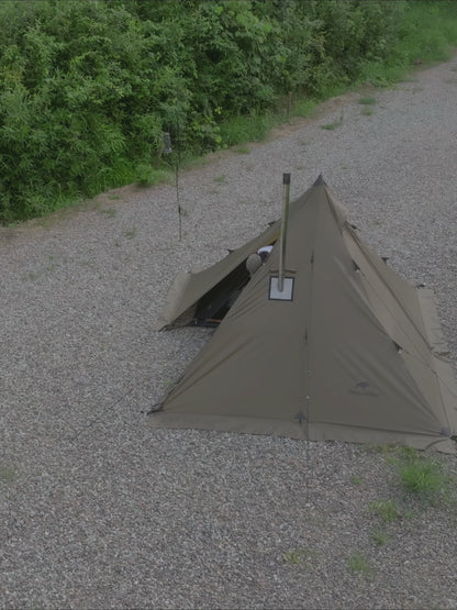 Naturehike Ranch Fire Pyramid Double-layer 2 Persons Waterproof Tent