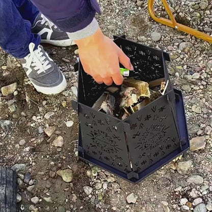 NOBANA Hexa Iron Fire Pit