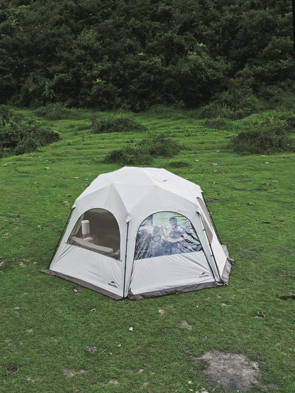 Naturehike King Size 10-12 Person Easy Setup Quick Opening Canopy With Door Curtins