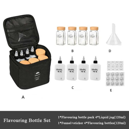 ShineTrip Outdoor Camping Picnic Seasoning Jar Set Box