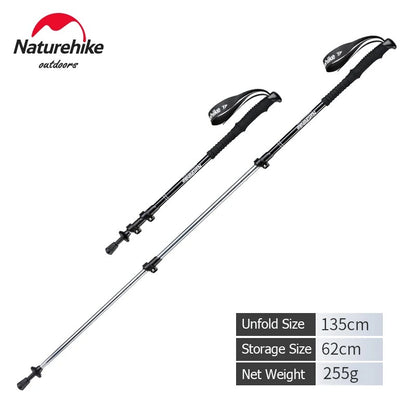 Naturehike ST01 Ultralight Telescopic Aluminium Alloy Trekking Pole