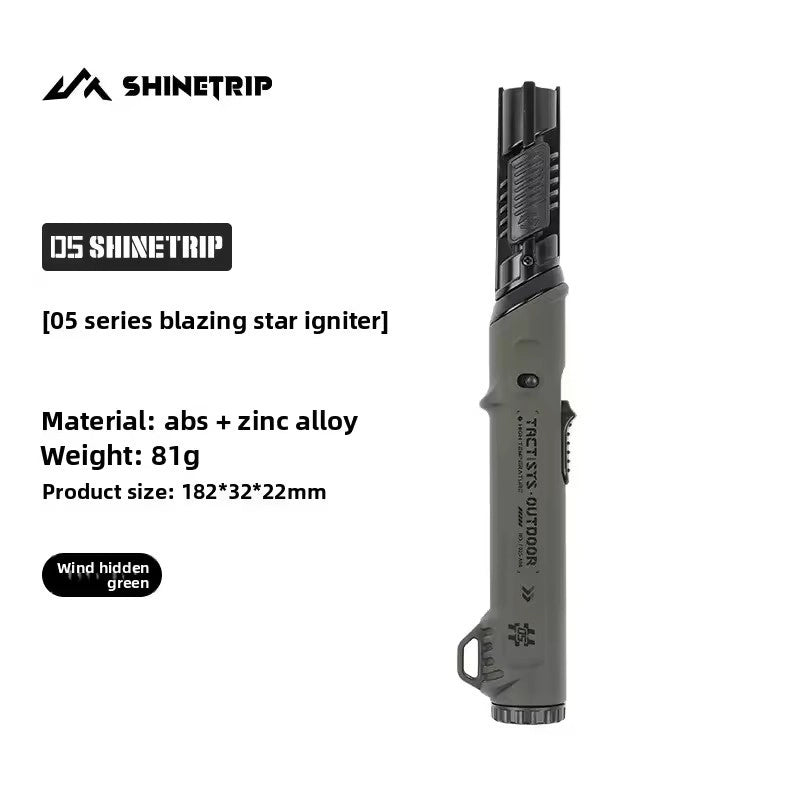 ShineTrip Portable Waterproof Outdoor Blazing Star Refiliable Igniter