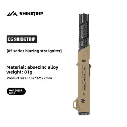 ShineTrip Portable Waterproof Outdoor Blazing Star Refiliable Igniter