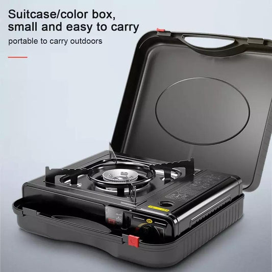 Outdoor Gas Stove with Suitcase (With Butane Can)