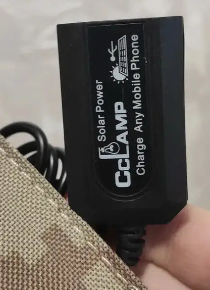 CCLamp Foldable solar panel  CL-670 7W with USB output, universal charging