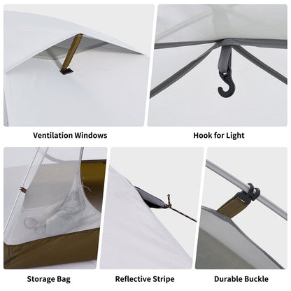 Naturehike Cloud-Creek Ultralight Freestanding Tent 2 Persons