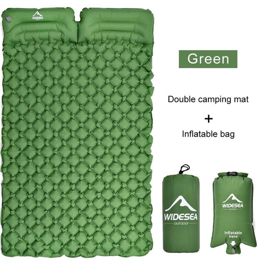 Widesea camping 2 Persons Inflatable Mattress Outdoor Sleeping Pad