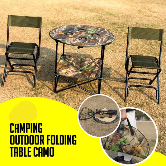 Camping Folding Outdoor Table Camo