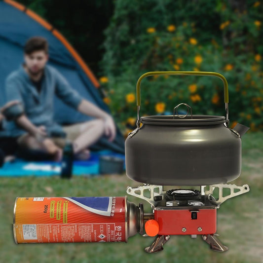Small Portable Folding Gas Stove Camping Hiking Picnic Burner With Butane