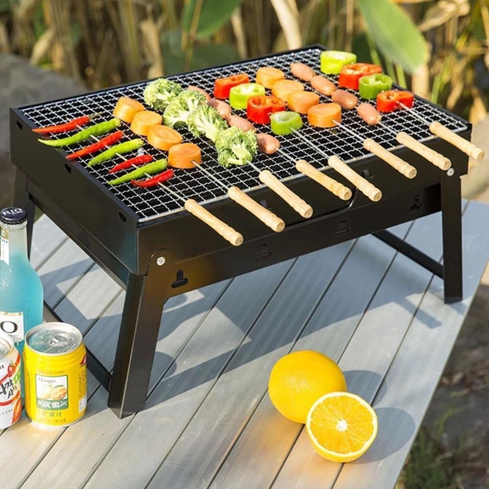 Folding charcoal grill best sale