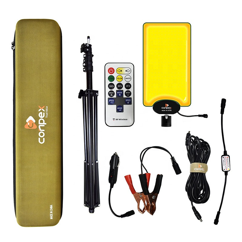Conpex 360 Portable Outdoor Dual colour Lighting DC 12V Telescopic Tri ...