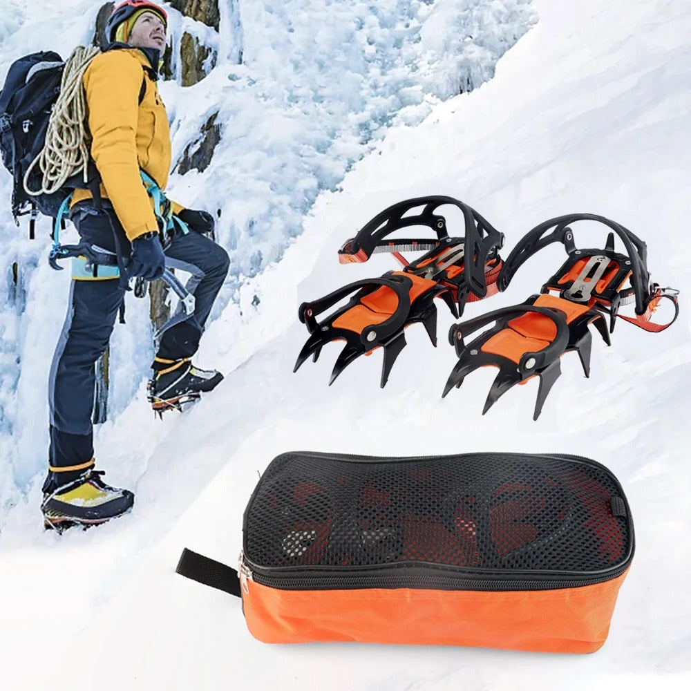 10 Teeth Professional Ice Gripper Anti Slip Climbing Snow Spikes Crampons
