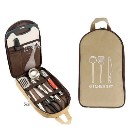 8-in-1 Camping Outdoor Kitchen Utensil set