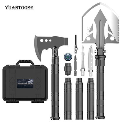 Multi-function Folding Shovel Kit With Hard Box