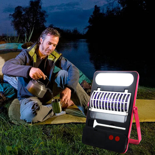 Solar Powered Mosquito Killing Lamp Solar Bug Zappers with Camping Light