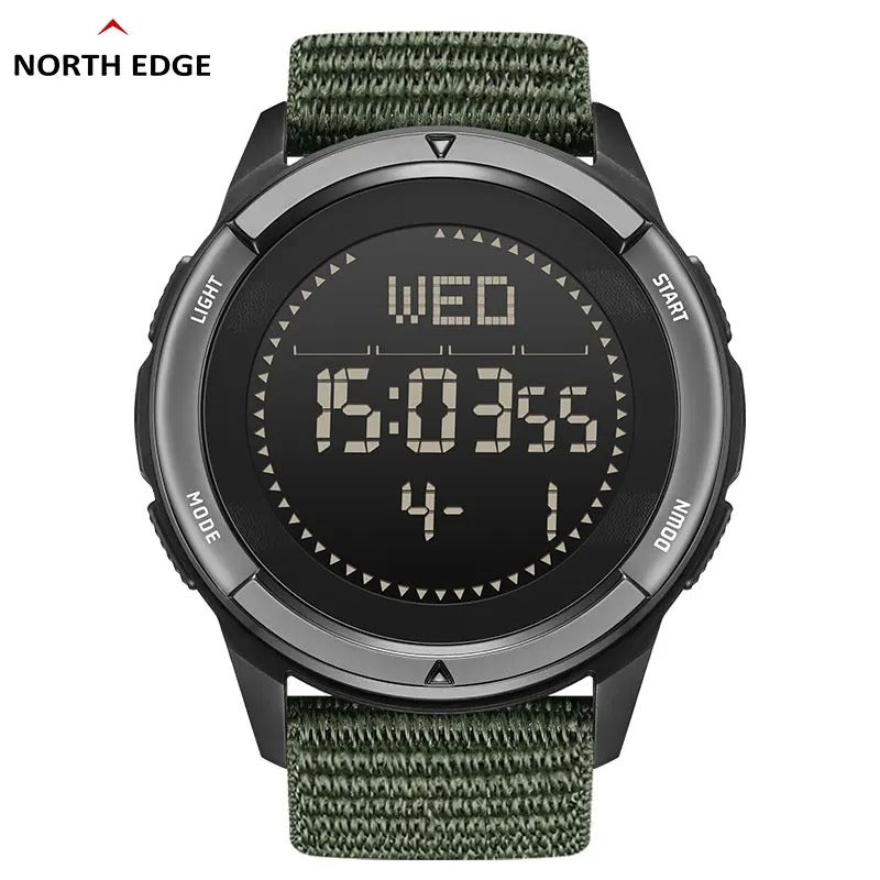 NORTH EDGE ALPS Men's Carbon Fiber Outdoor Sports Watch