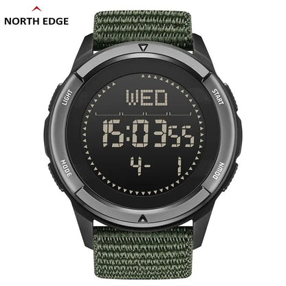 NORTH EDGE ALPS Men's Carbon Fiber Outdoor Sports Watch