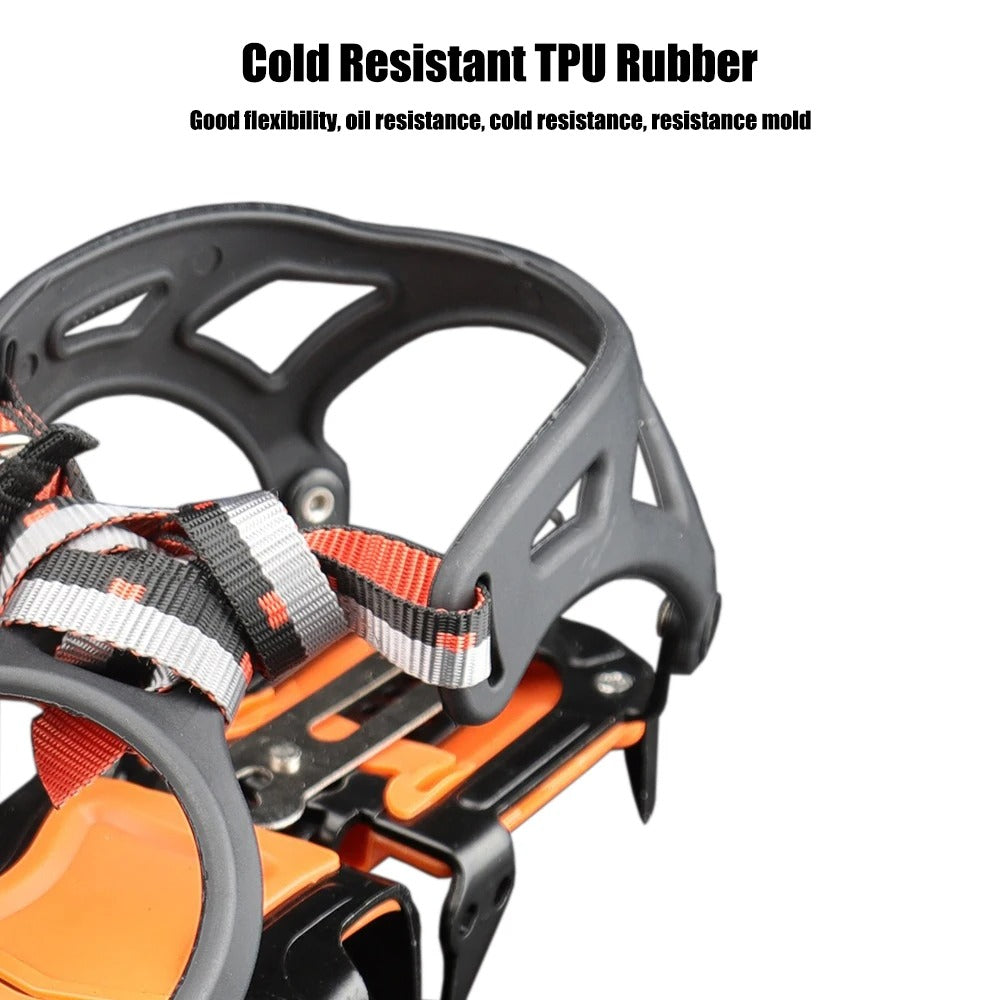 10 Teeth Professional Ice Gripper Anti Slip Climbing Snow Spikes Crampons