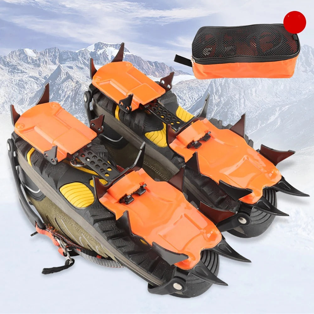 10 Teeth Professional Ice Gripper Anti Slip Climbing Snow Spikes Crampons