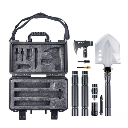 Multi-function Folding Shovel Kit With Hard Box
