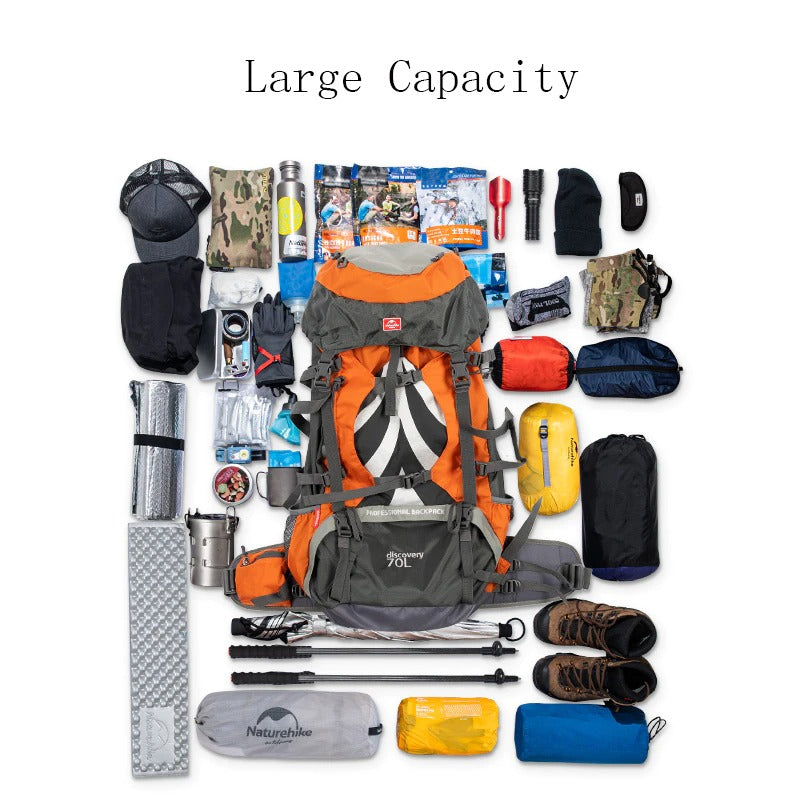 Naturehike 70L+5L Outdoor Backpack Outdoor  Bag Waterproof