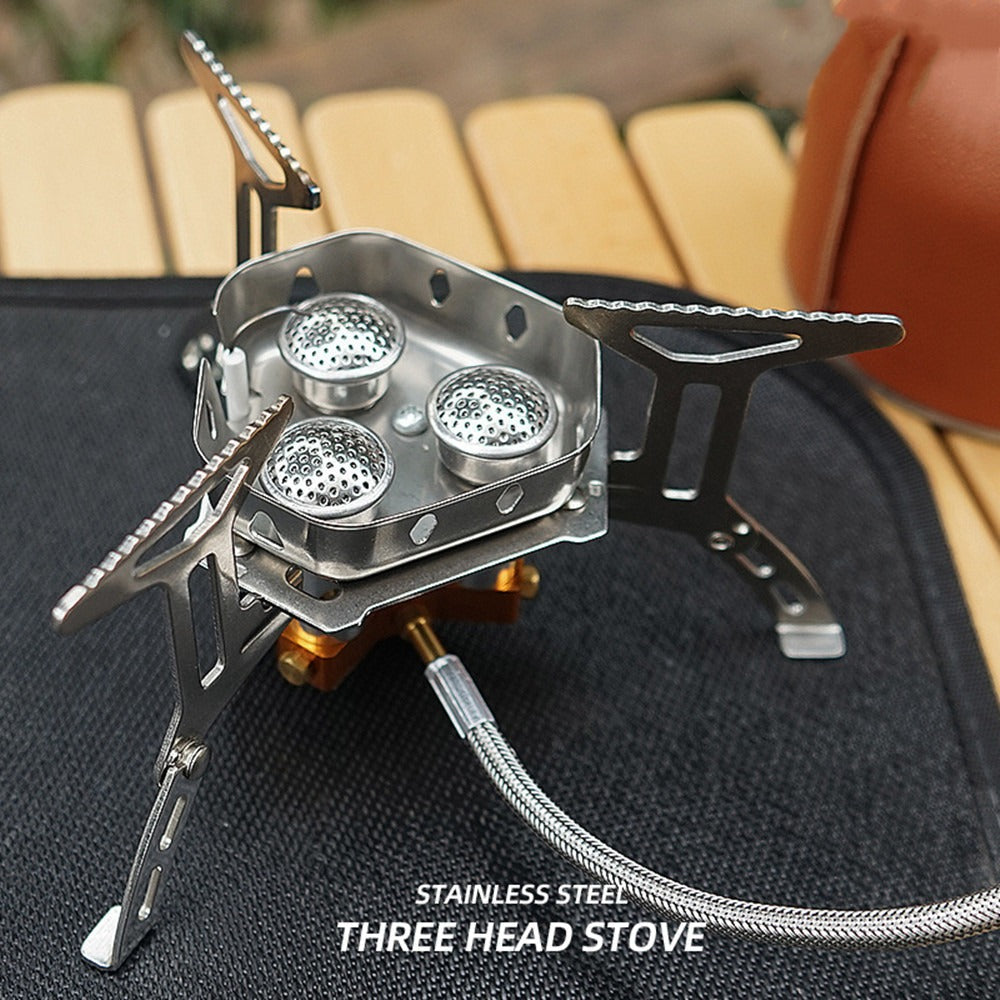 Camping Outdoor Portable Three Head Stove with Butane Naturehike Pakistan