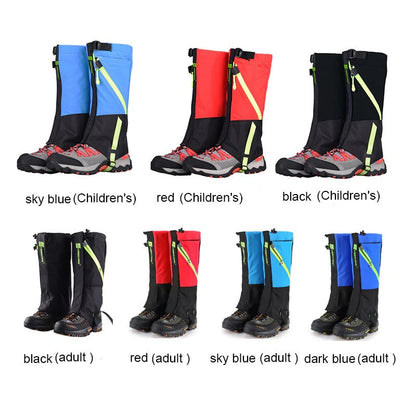 Unisex Waterproof Snow Gaiters Leg Covers Climbing Camping Hiking Skiing